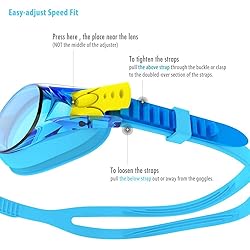 COPOZZ Kids Swimming Goggles, Child Swim Goggles