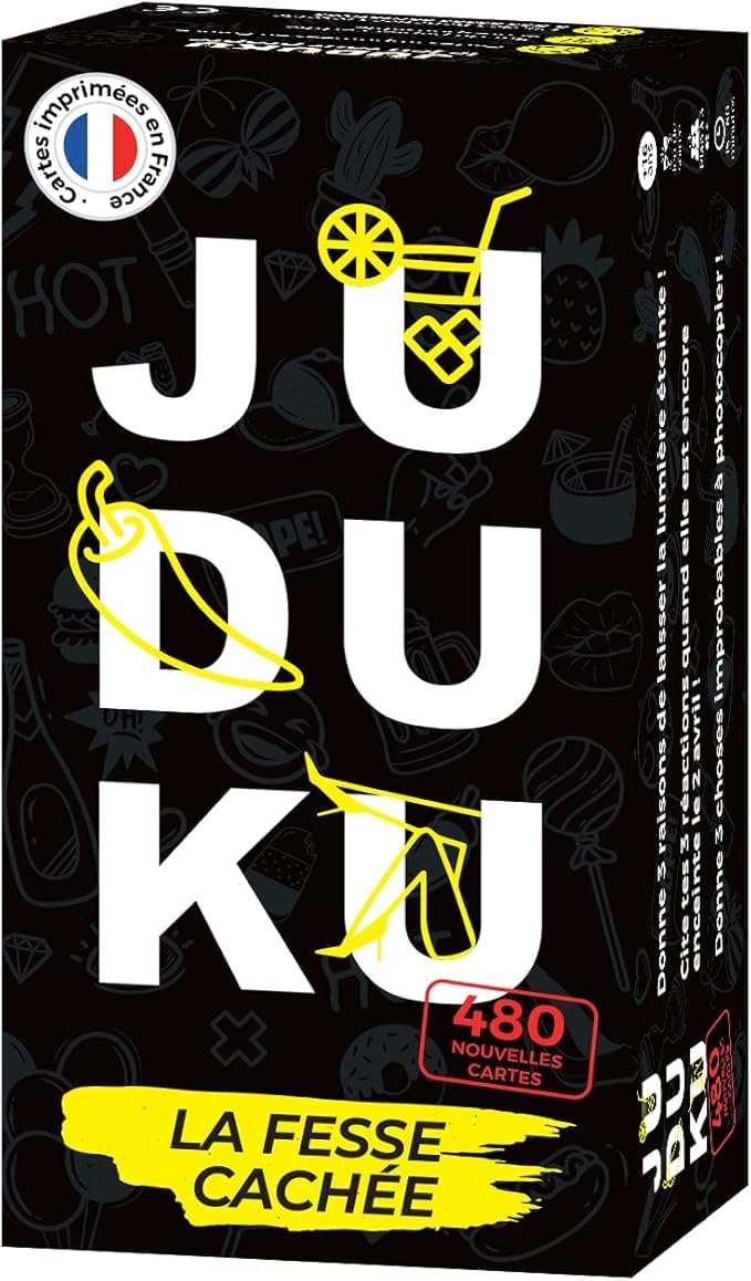 JUDUKU Board Games The Hidden Butt | Card Game Made in France | Already Over 1 Million Players | Adult Board Games Ideal Evening
