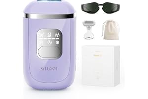 SALLOOT IPL Laser Hair Removal Gifts for Women and Men, Dual Pulses 78W Powerful 22J, 39°F Sapphire Ice-Cooling, Painless, Permanent Epilator Mini Hair Removal Device at Home for Bikini, Face, Legs, Armpits