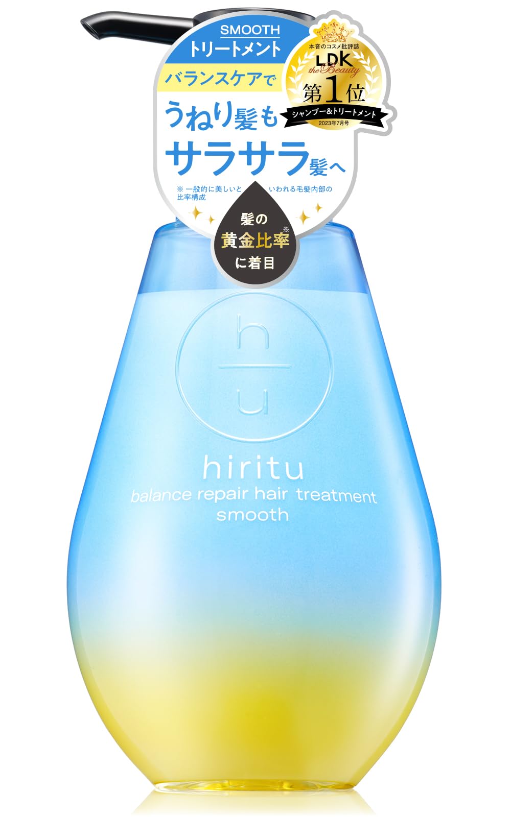 hiritu Balance Repair Smooth Hair Treatment 410ml - Pear & Musk Scent