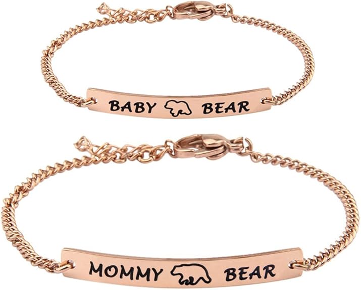 mama bear bracelet set
