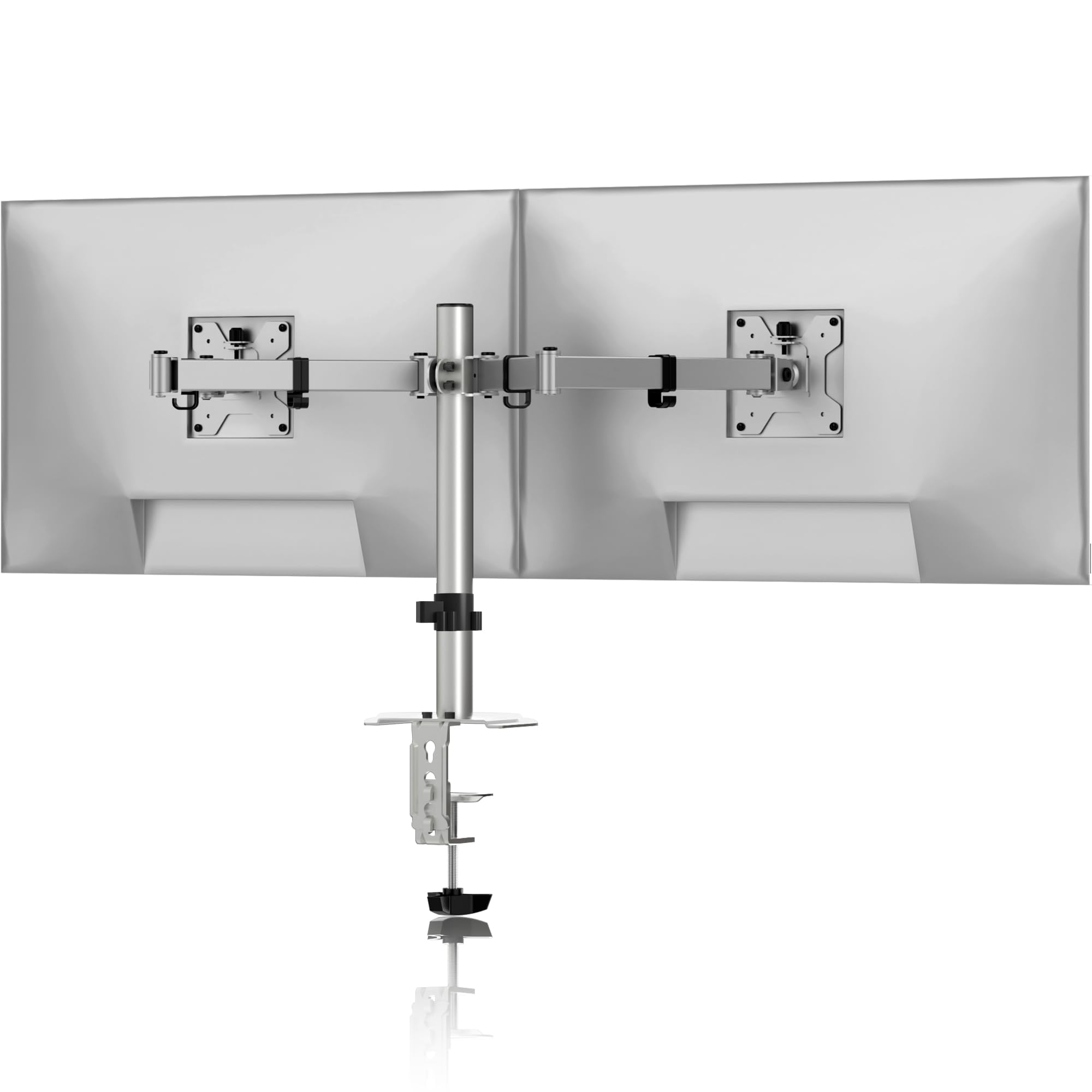 Pholiten Dual Monitor Stand, Heavy Duty Adjustable