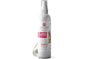 Lillian Ruff Leave-in Dog Conditioner & Detangler Spray - pH Balanced After-Bath No Rinse Hydrating Dog Conditioning Spray - Silky Shine Spray for Dry Skin, Itch Relief, Detangling & Dematting (8oz)