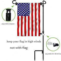 Akeydeco Garden Flag Pole Stand Holder, 10 Pack