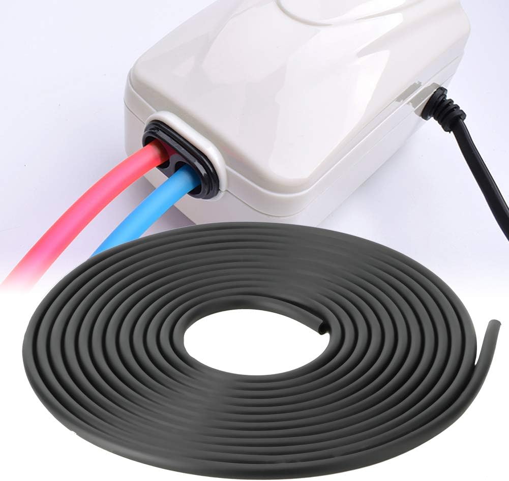 Aquarium Fish Tube Pipe Airline Air Pump 5m Aquarium Air Pump Tube Soft Silicone Oxygen Hose for Fish Tank(Black) - Image 4