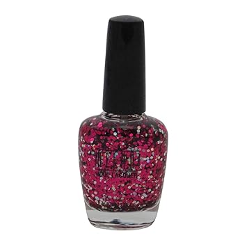 Nail Jewels Amazon amazon com milani jewel fx nail lacquer hot pink nail polish beauty