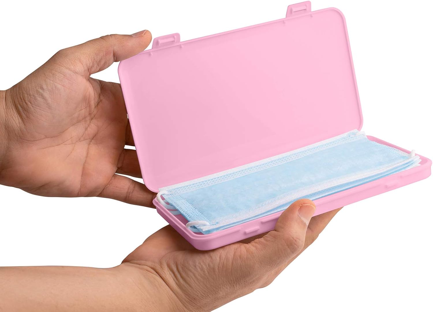 Personal Face Mask Storage Container and Organizer (Pink) Amazon.ca Clothing & Accessories
