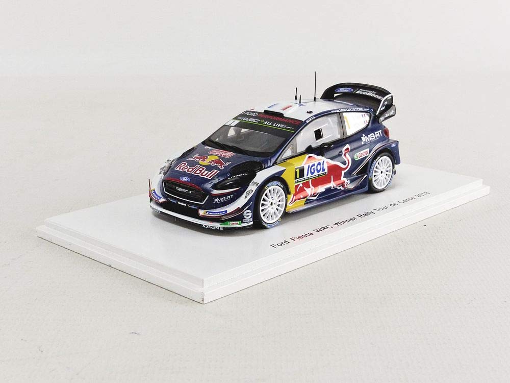 Spark S5970 Ford Collectible Miniature Car, Blue/Red/Yellow