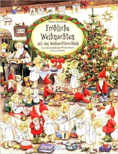 Frohliche Weihnachten Mit Den Weihnachtswichteln Ein Adventskalender Wimmelbuch Mit 24 Turchen Amazon De Scholbeck Sabine Bucher