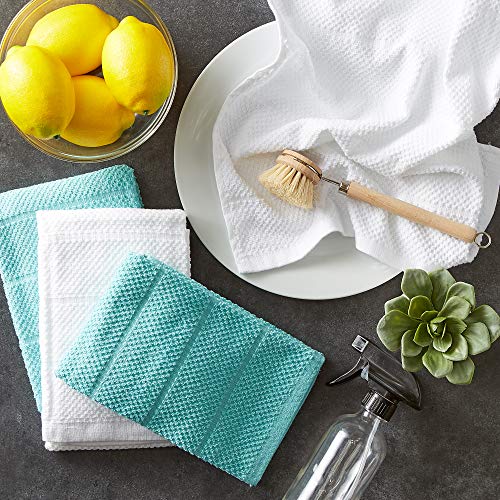 DII Basic Chef Collection, Assorted Terry Kitchen Towel Set, Dishtowel