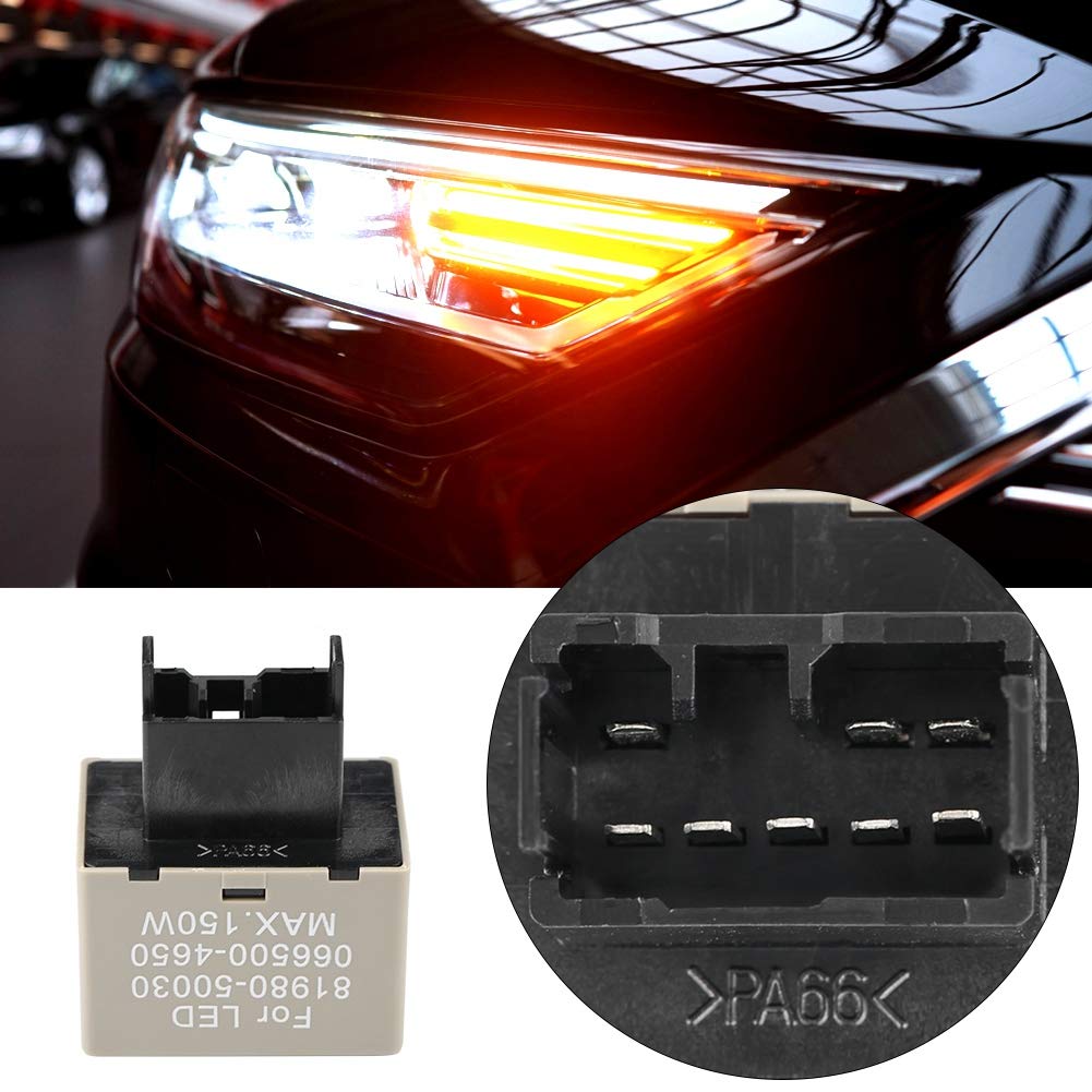 Duokon 12V 8-Pin Car Flasher Relay LED Turn Signal Light Electronic Relay for Lexus IS250 Toyota Camry