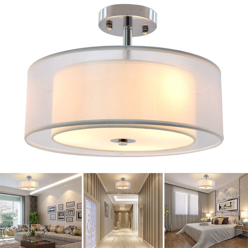 Best Semi Flush Entry Farmhouse Lighting