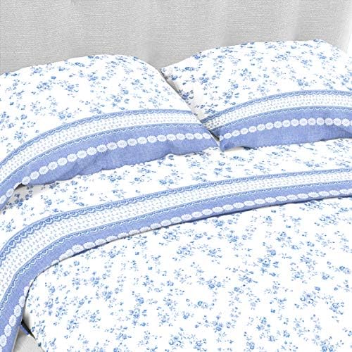 Lara Morada Dis Isabella - Juego de sábanas de franela 100% algodón: Amazon.es: Hogar