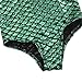 Newland Girl's One Piece Mermaid Swimwear Swimsuit Bathing Suit+Headband