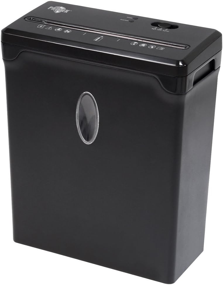Solayman Tech - 10-Sheet Crosscut Paper Shredder, Black