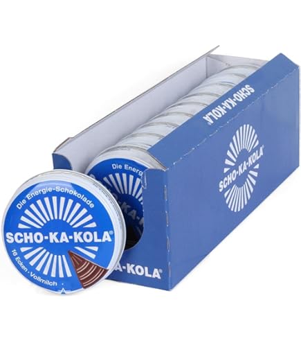Amazon.com: Scho-ka-kola Energy chocolate - DARK - 10 pack