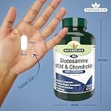 Natures Aid Glucosamine MSM Chondroitin with Vitamin C 180 Tablets High Strength view 3