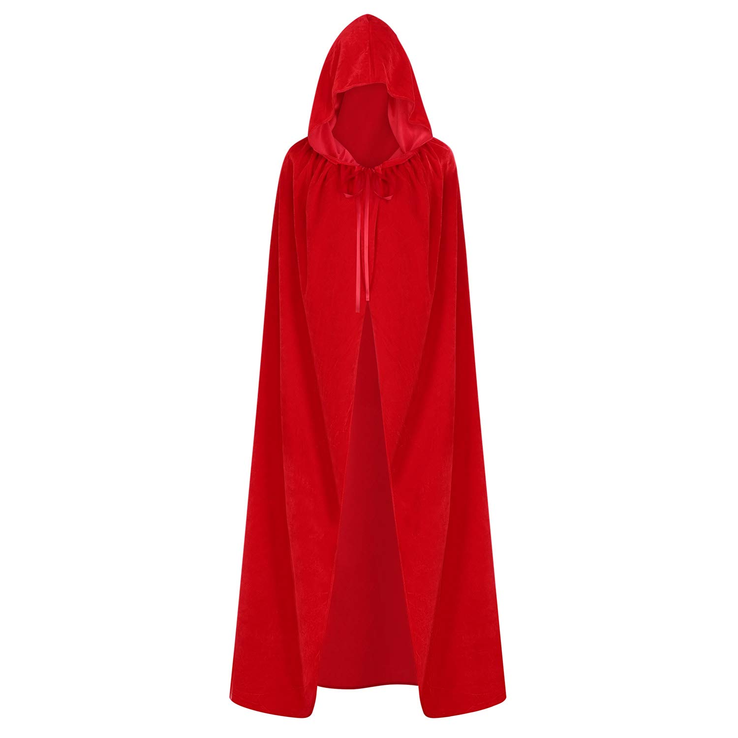 Halloween Vampire Cloak,Long Devil Cape Hooded Cloak Cape Black Cloak Robe Vampires Cape Halloween Cosplay Cloak Adult Halloween Cape for Men Women Unisex Witch Capes for Christmas Costumes