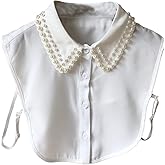 Verdusa Women's Fake Collar Detachable Dickey Collar Half Shirts Blouse