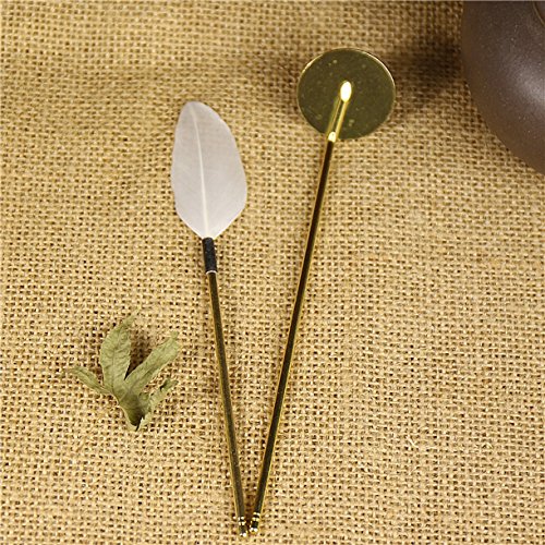 WellieSTR 7 Stlye Solid Brass Incense Tools Kit for Incense Burner Home Frangrance Accessory