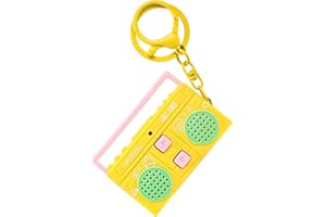 Amaezorx 1 Pcs Colorful Voice Recorder Keychain, Portable and Lightweight Audio Recorder for Quick Memos, Durable Digital Voi