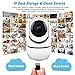 CACAGOO Video Baby Monitor with Camera and Audio, 2.4Ghz Security Wifi Camera, Home IP Camera with Night Vision/Motion Detection, Remote Monitor with iOS, Android App - Cloud Service Available