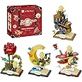 PANTASY The Little Prince Building Block Set for Adults & Children, Collectable Model of Bricks, Rose, Train, Moon & Plane Fi