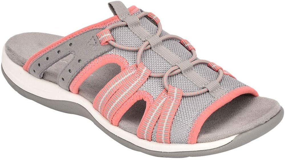 Easy Spirit Salty Women's Sandal 7.5 C/D US GreyCoral Shoes