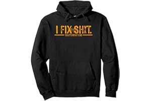 LMwanfang I Fix Shit That's What I Do Funny Father Pullover Hoodie