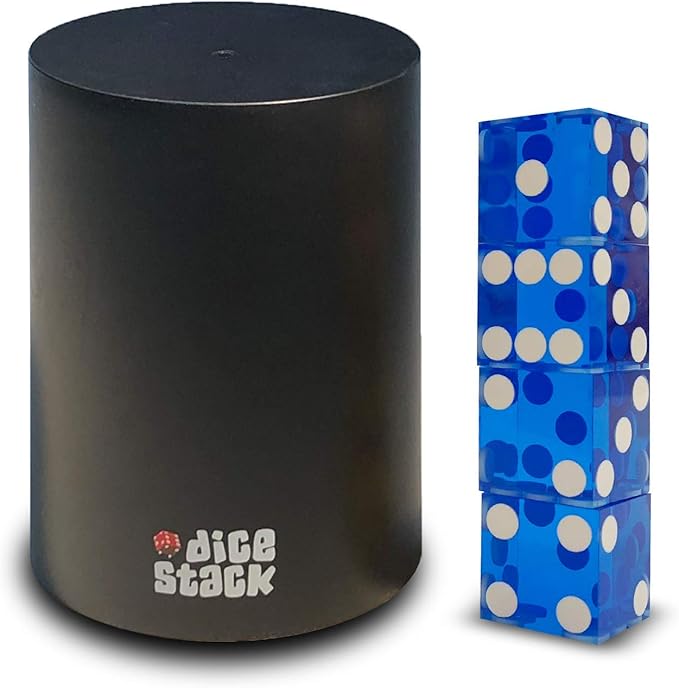 Dice Stacking Cup Set Professional Straight Cups with 4