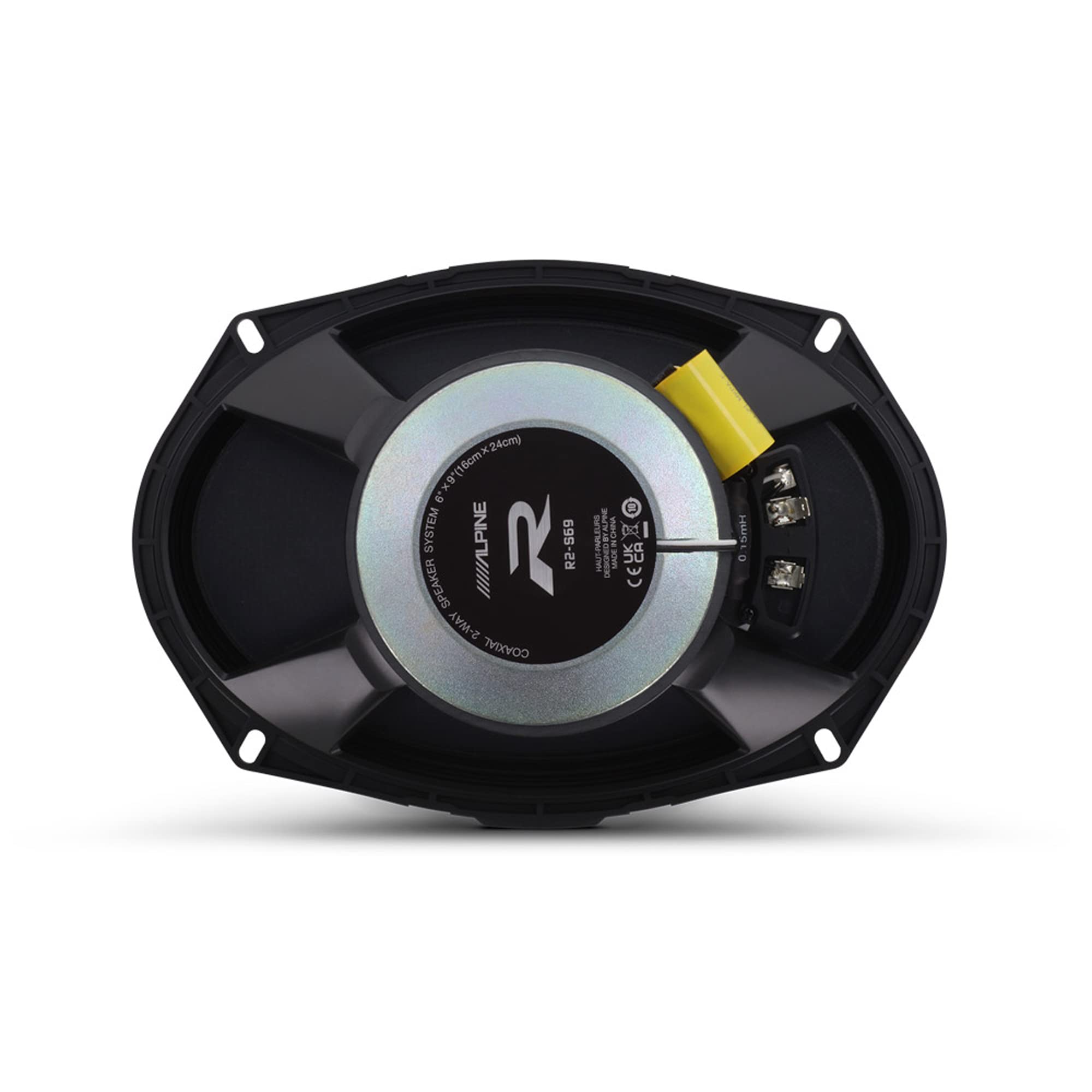 Alpine R2-S69 6x9 R-Series High-Resolution Coaxial Speakers, Pair