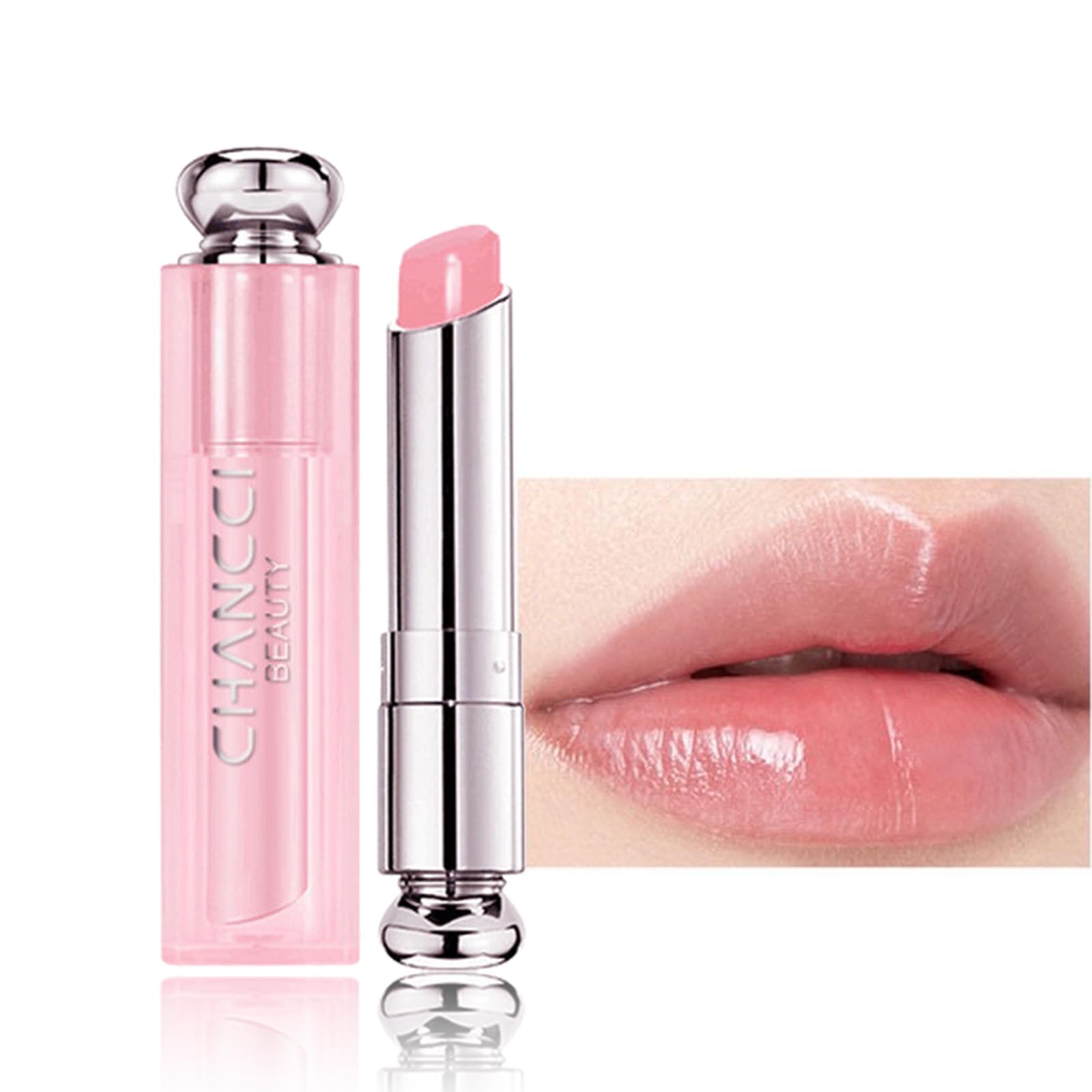 MEITREND Lip Balm,Lip Oil Lip Balms,Moisturising Lip Care With Natural Oils For 24h Moisture Care,Natural Lip Protection,Lip Repair,Gifts For Teenage Girls (Strawberry Colourless)