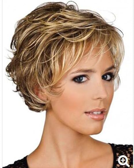 Yimaneili Fencca Curly Wigs For White Women Short Curly Hair