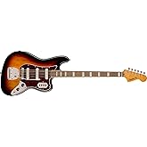 Squier 6 String Bass Guitar, Right, 3-Color Sunburst, Full (374580500)