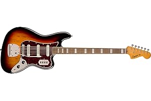 Squier Classic Vibe 6-String Bass VI, 3-Color Sunburst, Laurel Fingerboard