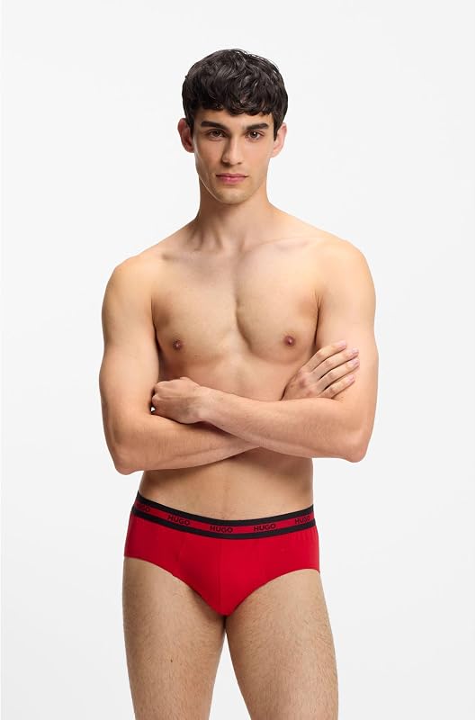 Herren Hipbr Triplet Planet Brief, Bright Red621, M EU
