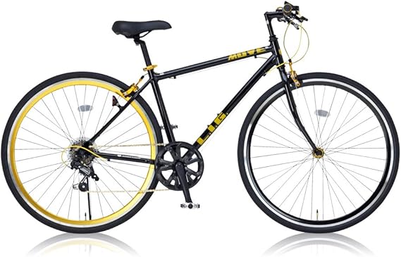 Lig リグ クロスバイク 700c シマノ7段変速 サムシフター 前輪クイックリリース 前後キャリパーブレーキ Lig Move ブラック クロスバイク Amazon