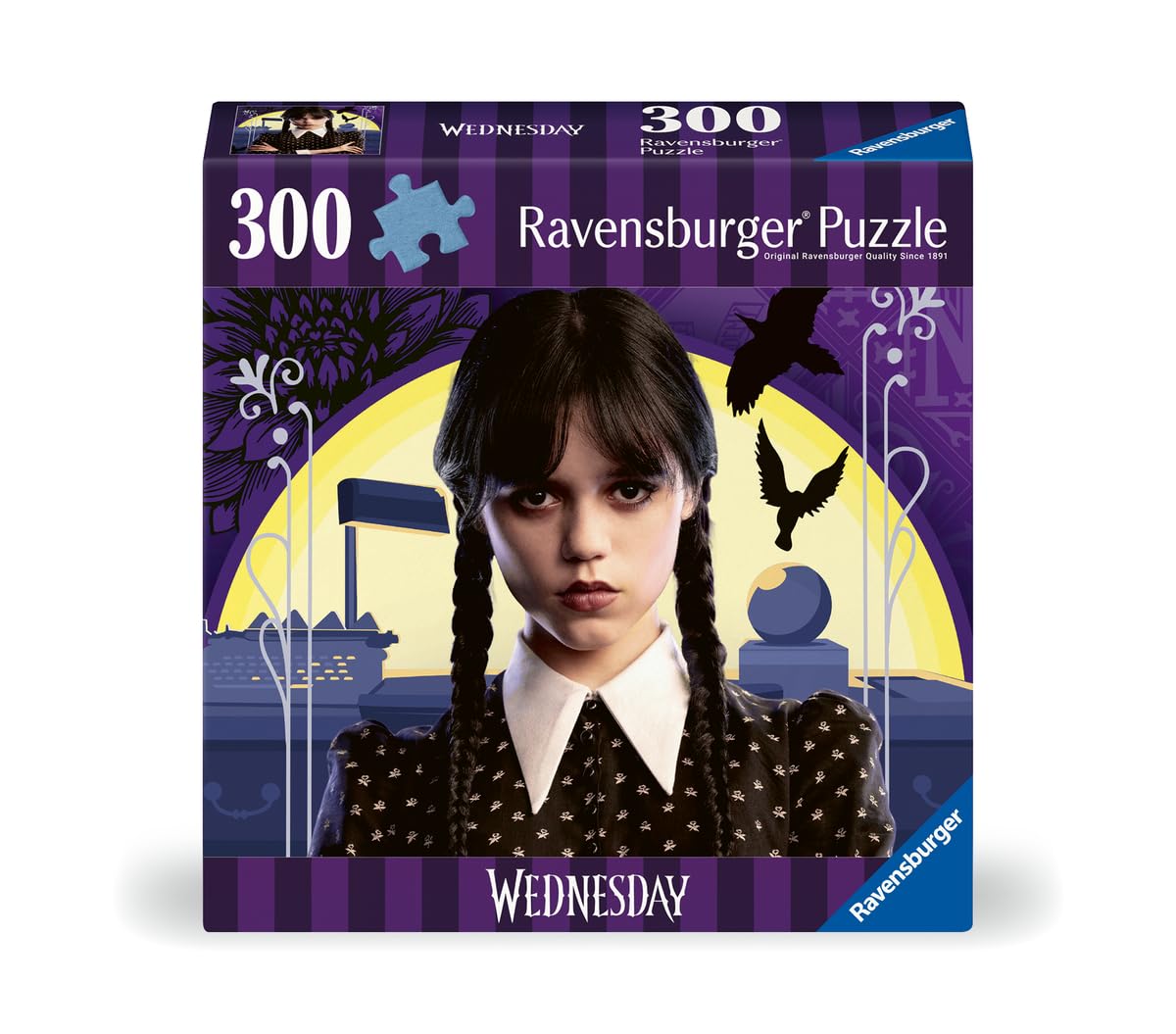 Ravensburger Wednesday Addams 300 Piece Jigsaw Puzzle for Adults and Kids Age 8 Years Up