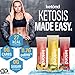 Ketond Advanced Ketone Supplement - 30 'On The Go' Packs - Exogenous Ketone Supplement 11.7g of BHB Salts to Lose Weight, Increase Energy & Focus (Fruit Punch, Pina Colada, Peach)
