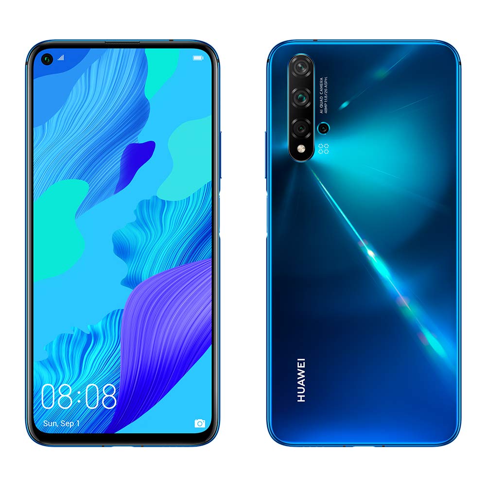 Huawei compatible Nova 5 128GB Dual-SIM Blue