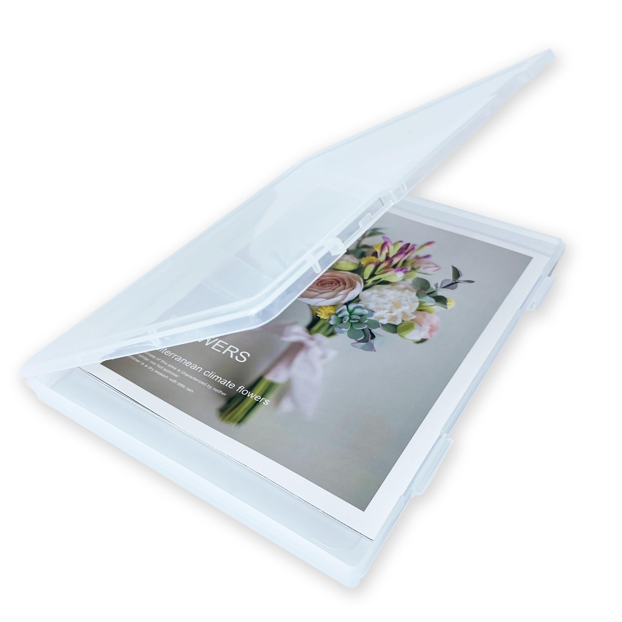 Photo 1 of Aogigigio Magazine Protectors for Collectors - Clear Magazine Display Storage Birth Certificate Sleeves Box Case for Book Newspaper Comic, 12 x 9 x 0.8inch
