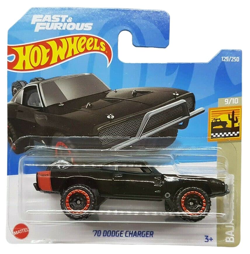 Hot Wheels - ´70 Dodge Charger - Baja Blazers 9/10 - HCV70 - Short Card - Fast & Furious - Mattel 2022