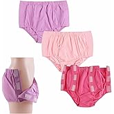 BOYUDZLTD 3 Pack Post Surgery Underwear, Adaptive Underwear for Women, Tear Away Shorts for Elderly(X-Large)