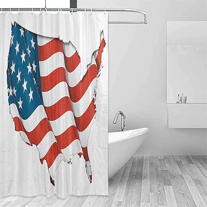 Amazon Com Qiaoqiaolo Hotel Style Shower Curtain Wanderlust Decor
