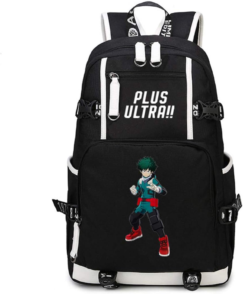 My Hero Academia Anime Casual Large Capacity Backpack Daypack Laptop