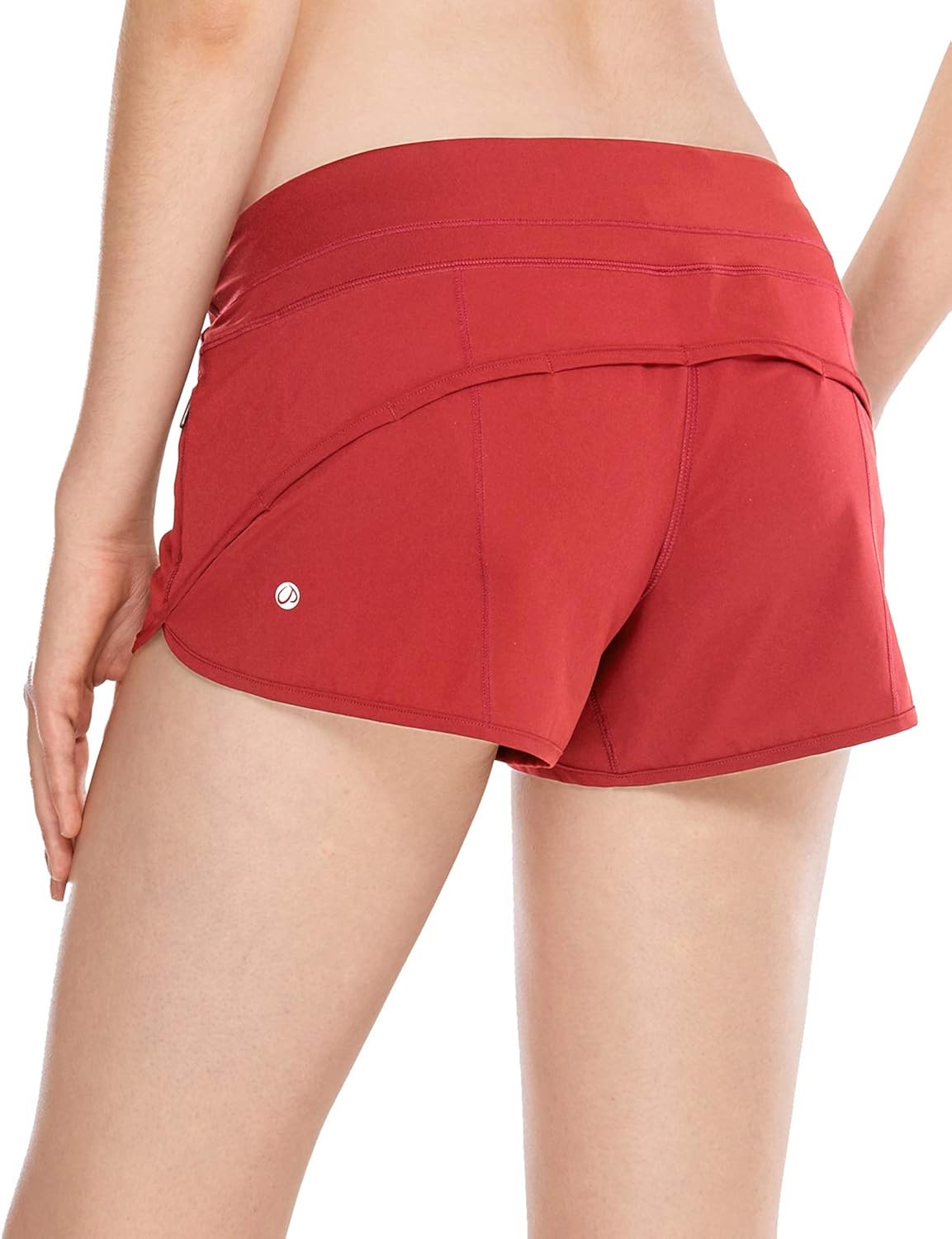 CRZ YOGA Women's Quick-Dry Workout Sports Active Running Shorts - 2.5 Inches: Clothing