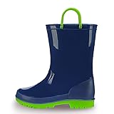 EUXTERPA Boys Girls Waterproof Rain Boots Kids