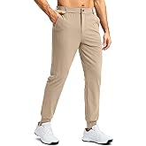 G Gradual Men's Stretch Golf Joggers with 3 Pockets Slim Fit Sweatpants Work Dress Casual Pants for Men with Belt Loops