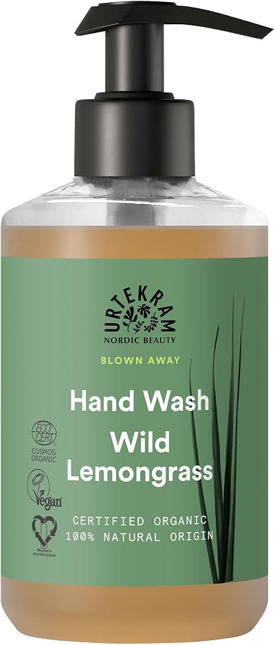 Urtekram Hand Wash Wild Lemongrass Vegan Organic Natural 300ml
