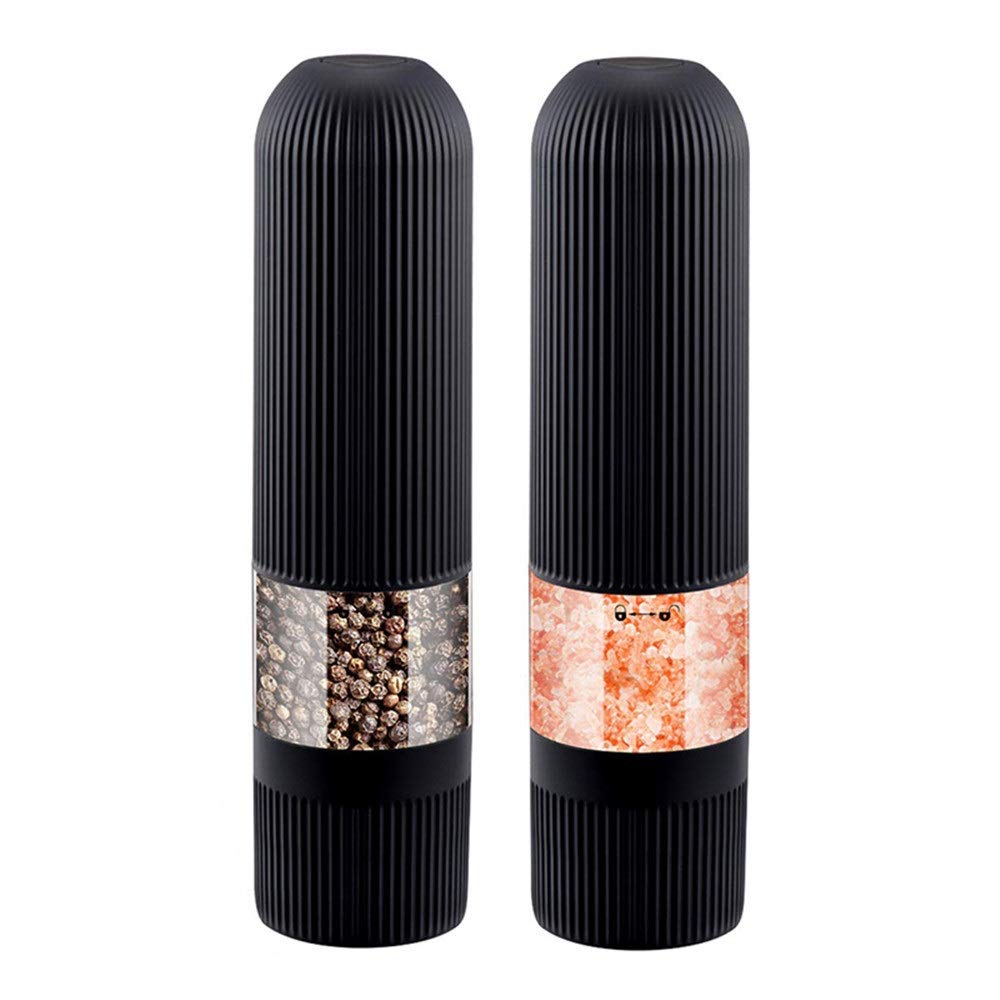 Black pepper salt grinder electric pepper grinder Freshly ground pepper powder Intelligent grinding 